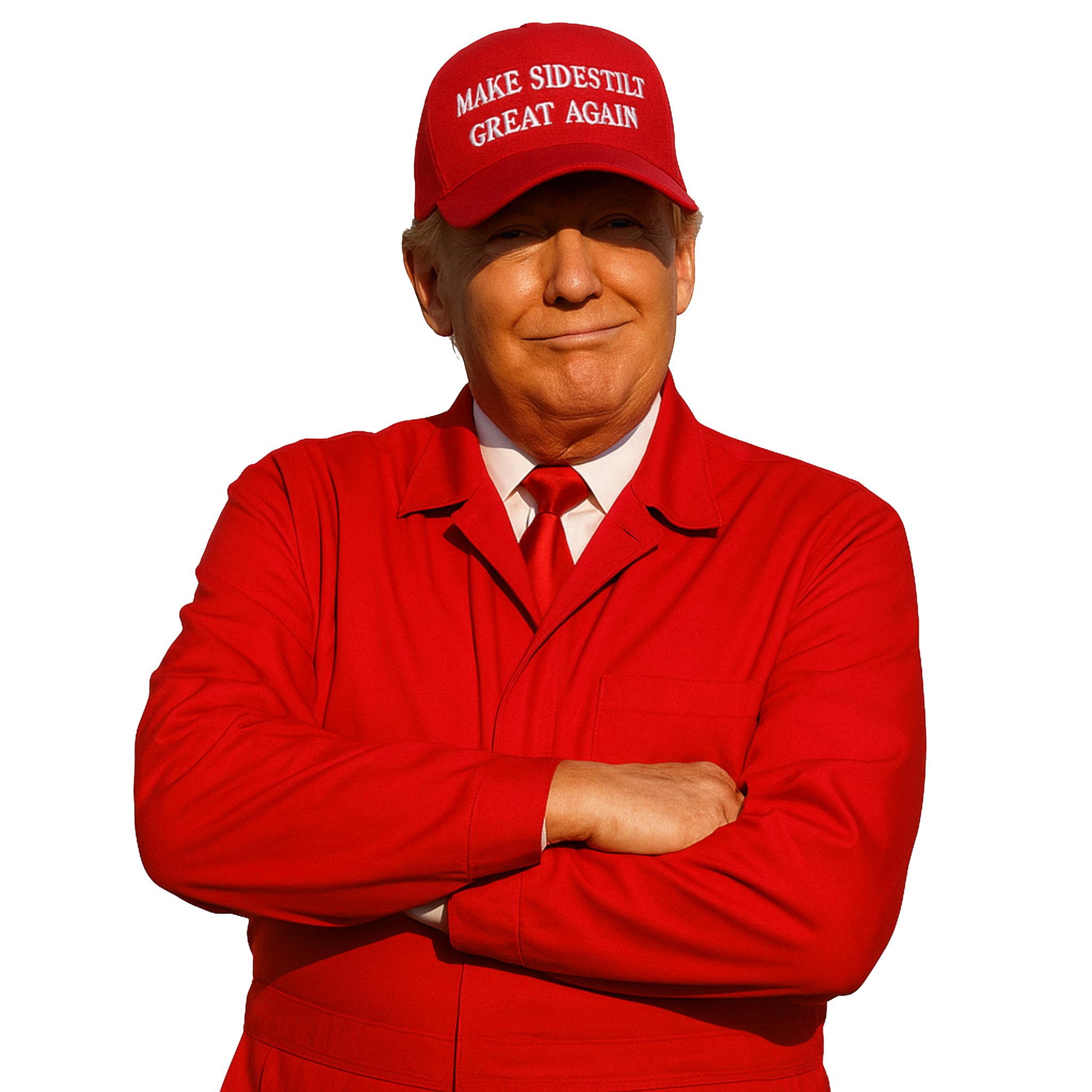 "MAKE SIDESTILT GREAT AGAIN" statement caps